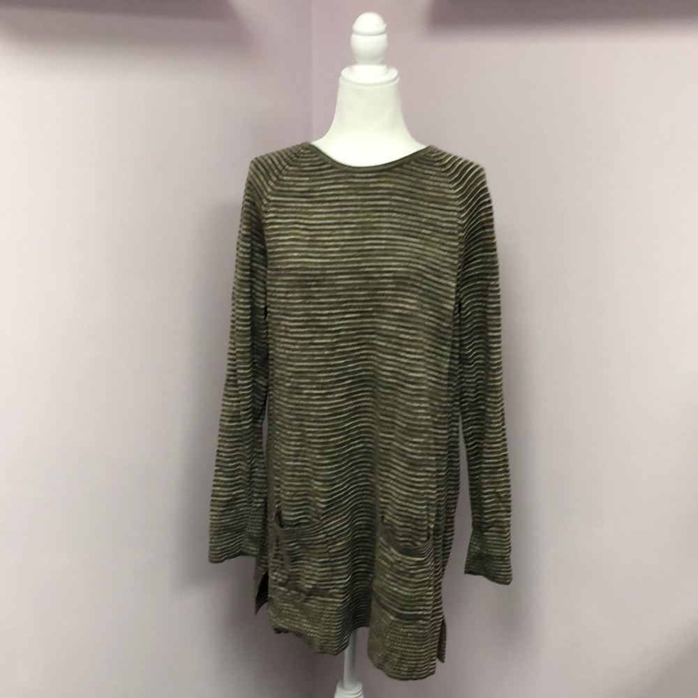 eight eight eight sz L Striped Dress/Tunic